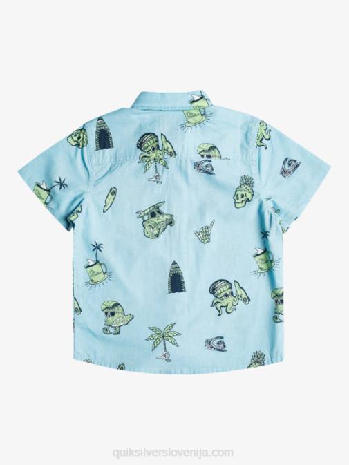 Quiksilver PJ4H2131 fantje sky blue - nono surfday boy231 2-7 nono surfday majica