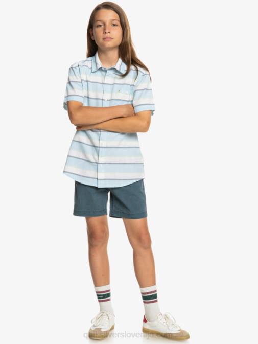 Quiksilver PJ4H2158 fantje beli cali sončni vzhod 231 8-16 kali sunrise majica