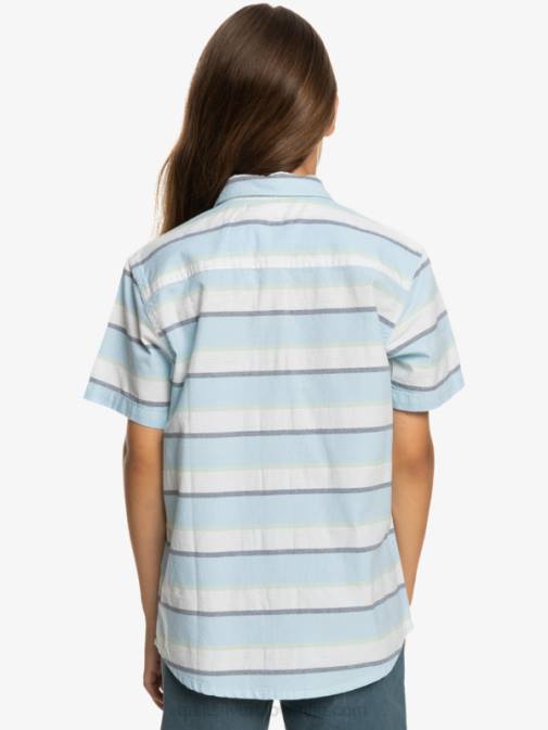 Quiksilver PJ4H2158 fantje beli cali sončni vzhod 231 8-16 kali sunrise majica