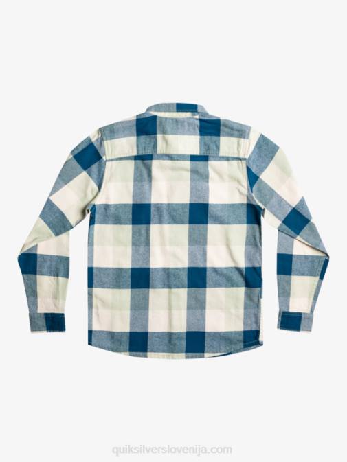 Quiksilver PJ4H2305 fantje puščavska kadulja 8-16 flanelasta srajca z dolgimi rokavi v obliki mamice