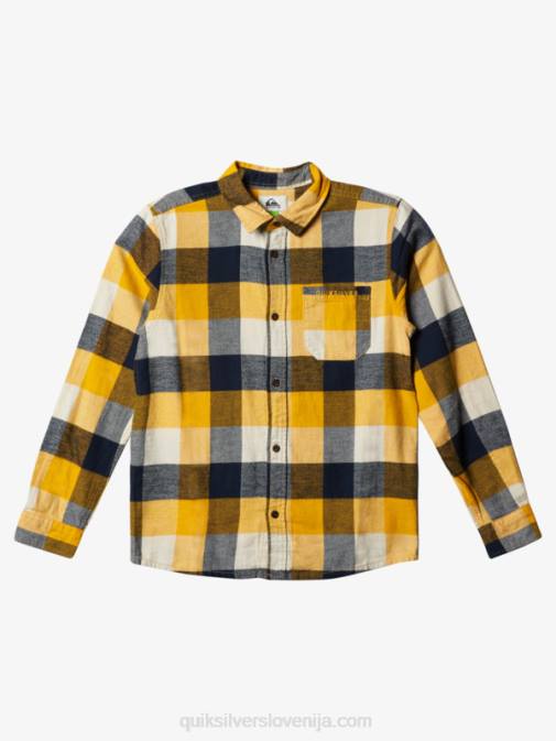 Quiksilver PJ4H2306 fantje brezova mati 223 8-16 flanelasta srajca z dolgimi rokavi v obliki mamice
