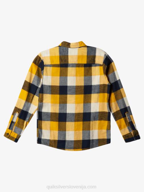 Quiksilver PJ4H2306 fantje brezova mati 223 8-16 flanelasta srajca z dolgimi rokavi v obliki mamice