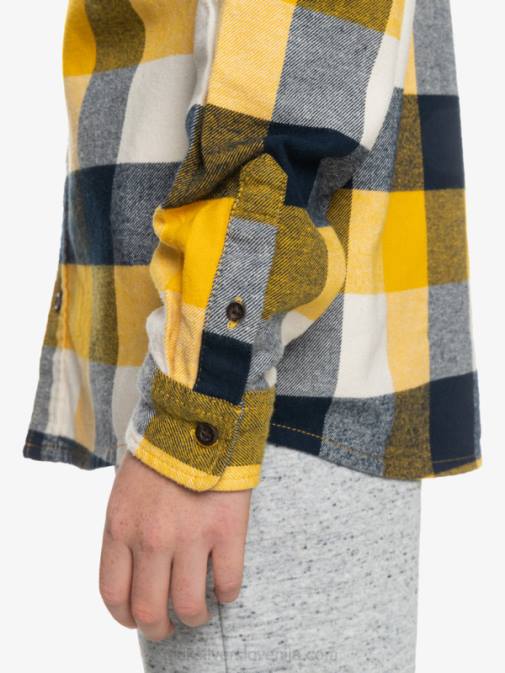 Quiksilver PJ4H2306 fantje brezova mati 223 8-16 flanelasta srajca z dolgimi rokavi v obliki mamice