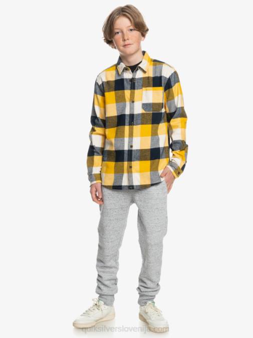 Quiksilver PJ4H2306 fantje brezova mati 223 8-16 flanelasta srajca z dolgimi rokavi v obliki mamice