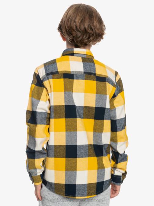 Quiksilver PJ4H2306 fantje brezova mati 223 8-16 flanelasta srajca z dolgimi rokavi v obliki mamice