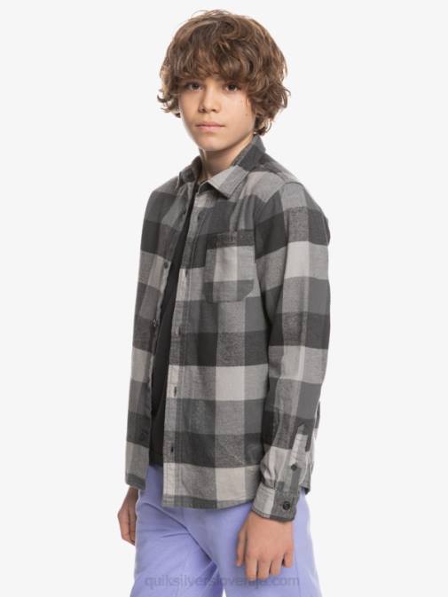 Quiksilver PJ4H2307 fantje železna vrata matica 8-16 flanelasta srajca z dolgimi rokavi v obliki mamice