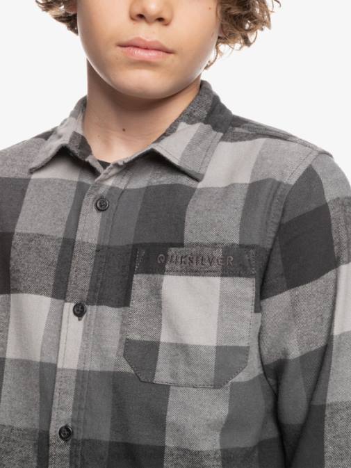 Quiksilver PJ4H2307 fantje železna vrata matica 8-16 flanelasta srajca z dolgimi rokavi v obliki mamice