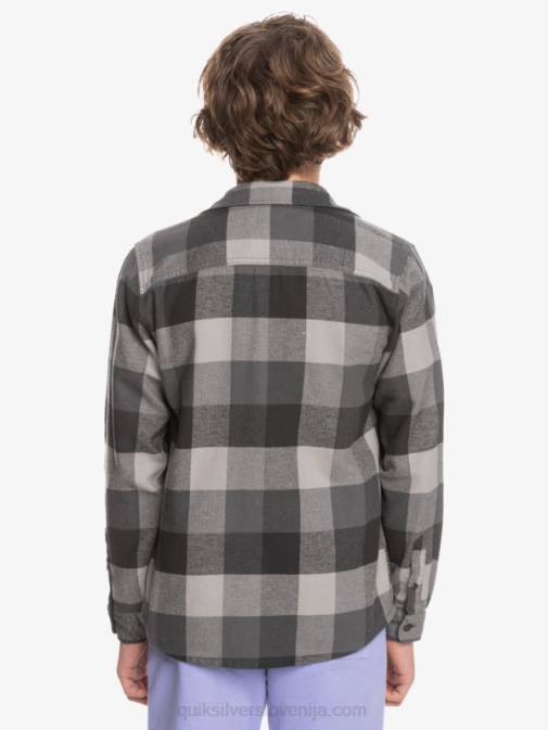 Quiksilver PJ4H2307 fantje železna vrata matica 8-16 flanelasta srajca z dolgimi rokavi v obliki mamice