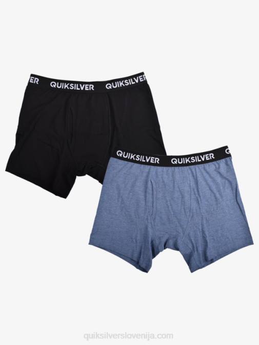 Quiksilver PJ4H1825 moški denim heather core super mehke boksarice 2 pak