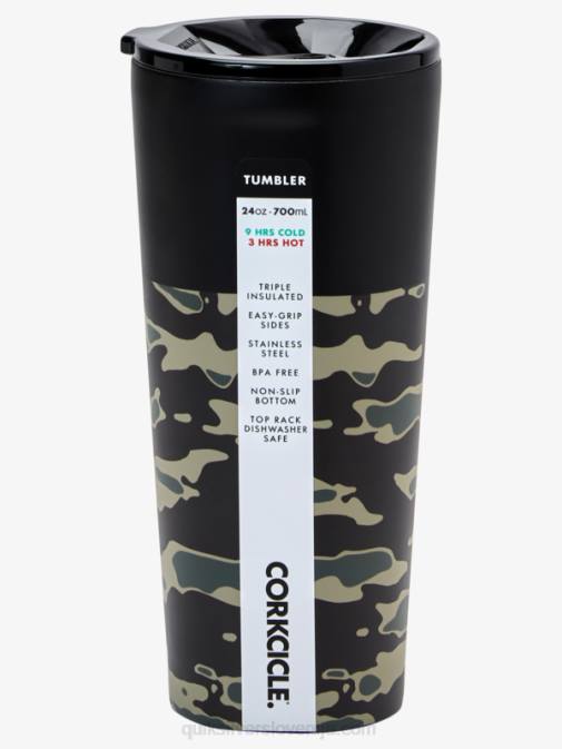 Quiksilver x Corkcicle PJ4H1215 moški kamuflažni tisk ključna bitka klasični kozarec