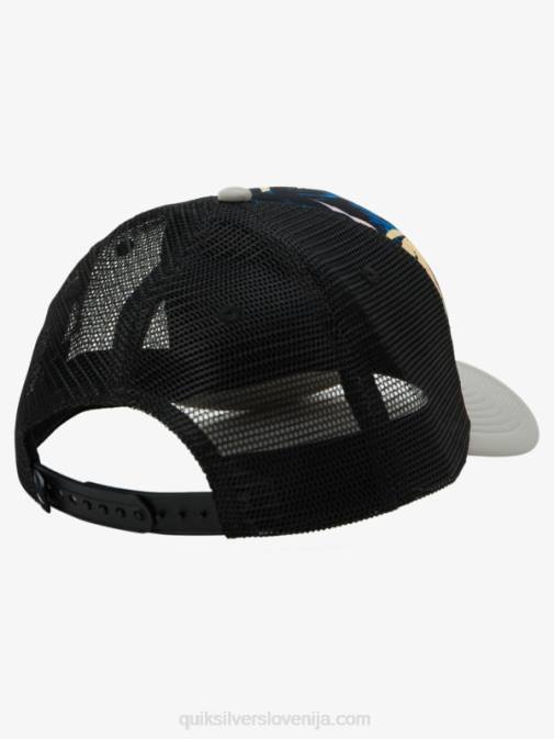 Quiksilver PJ4H1051 moški črno raztrgano kapa za tovornjakarja Buzzard Coop
