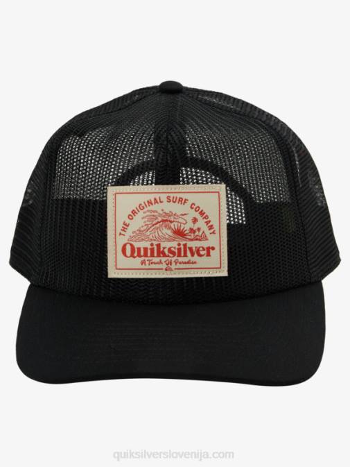 Quiksilver PJ4H1075 moški Črna mrežasta tovornjaška kapa