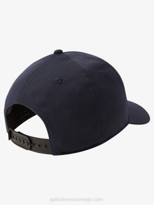 Quiksilver PJ4H1081 moški prava mornariška vresa desetletja snapback klobuk