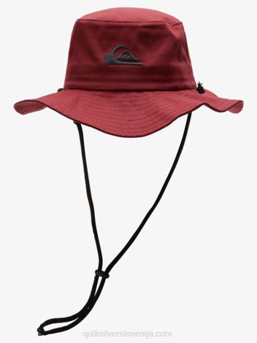 Quiksilver PJ4H125 moški marsala klobuk bushmaster safari boonie