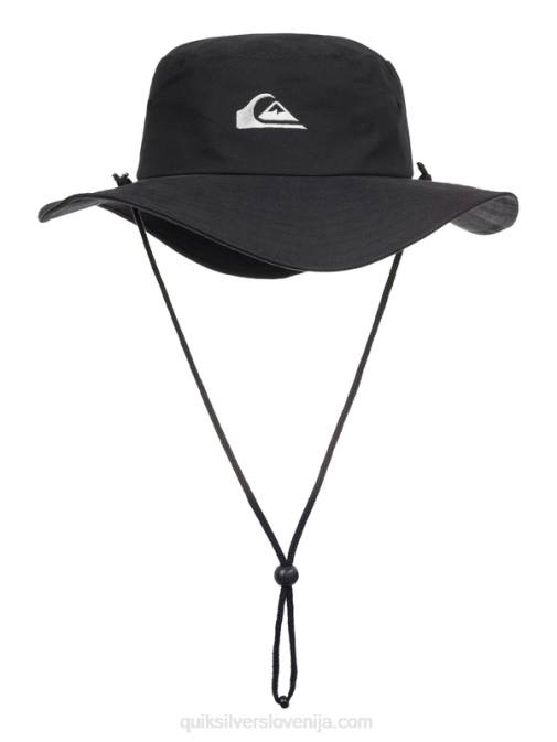 Quiksilver PJ4H1520 moški Črna klobuk bushmaster safari boonie