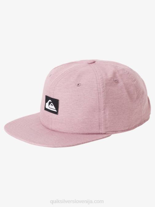 Quiksilver PJ4H1666 moški temna orhideja heather srebrni dolarski snapback klobuk