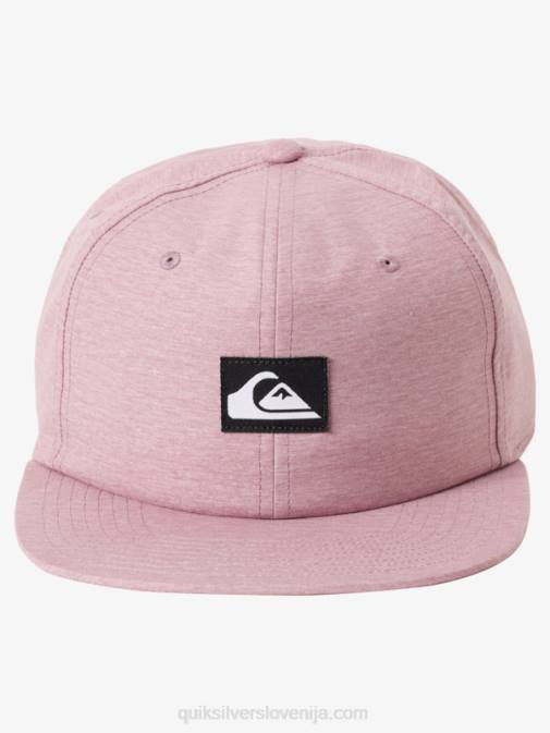 Quiksilver PJ4H1666 moški temna orhideja heather srebrni dolarski snapback klobuk