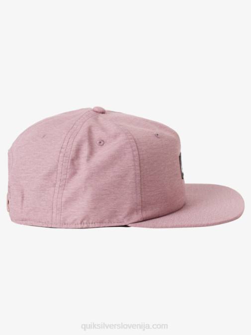 Quiksilver PJ4H1666 moški temna orhideja heather srebrni dolarski snapback klobuk