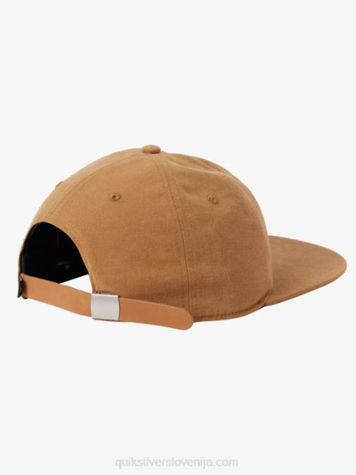 Quiksilver PJ4H1688 moški rakitovsko rjava arvo kickback platneni klobuk z naramnicami
