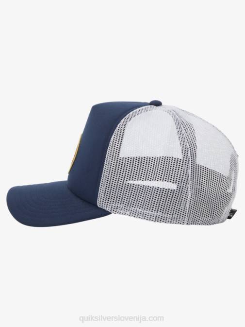Quiksilver PJ4H1723 moški mornarsko modri blazer vetrič blokiran snapback klobuk