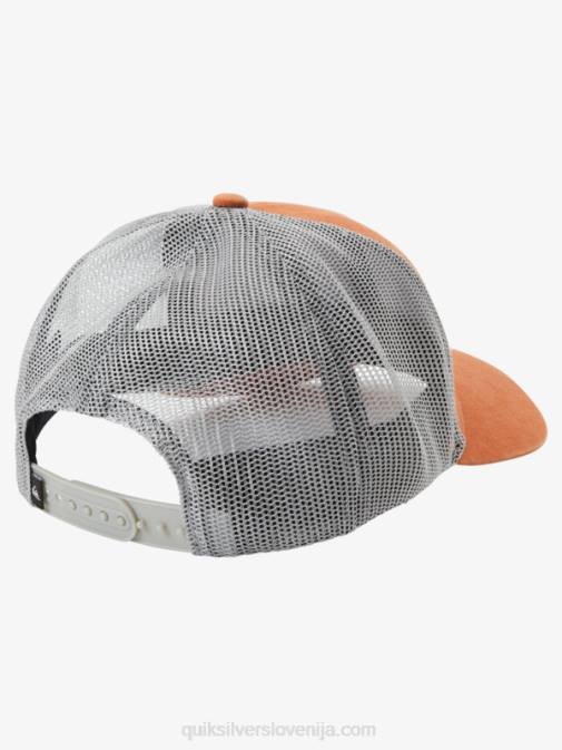 Quiksilver PJ4H439 moški meka pomaranča trawler tovornjakar klobuk