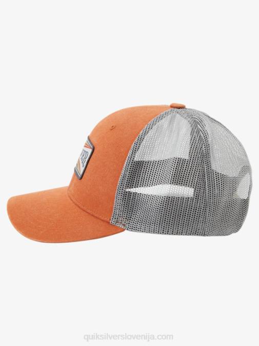 Quiksilver PJ4H439 moški meka pomaranča trawler tovornjakar klobuk