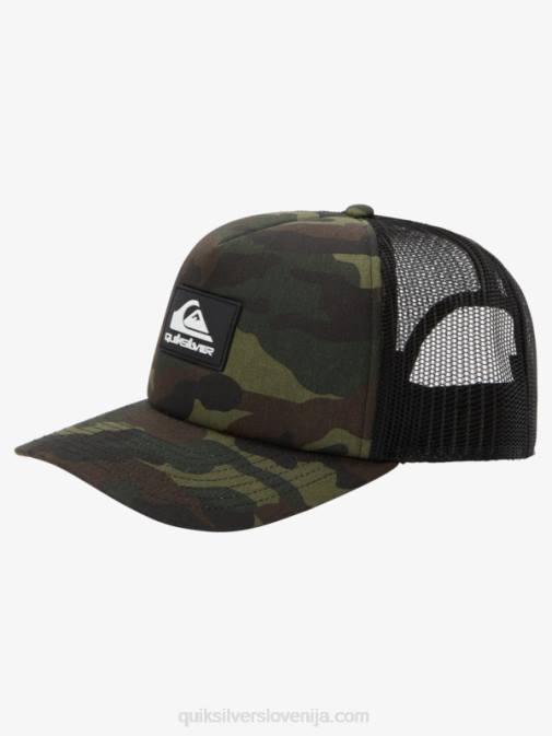 Quiksilver PJ4H487 moški gozdna kamuflaža vsemogočen snapback klobuk