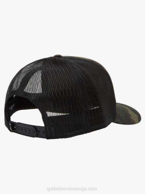Quiksilver PJ4H487 moški gozdna kamuflaža vsemogočen snapback klobuk