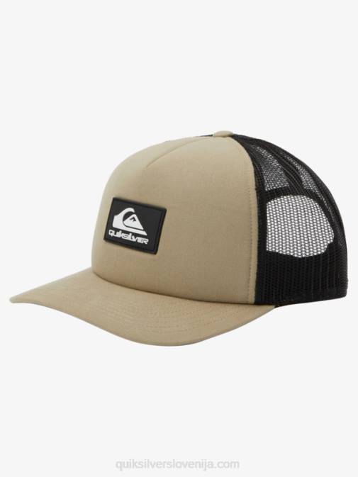 Quiksilver PJ4H488 moški olivno siva vsemogočen snapback klobuk