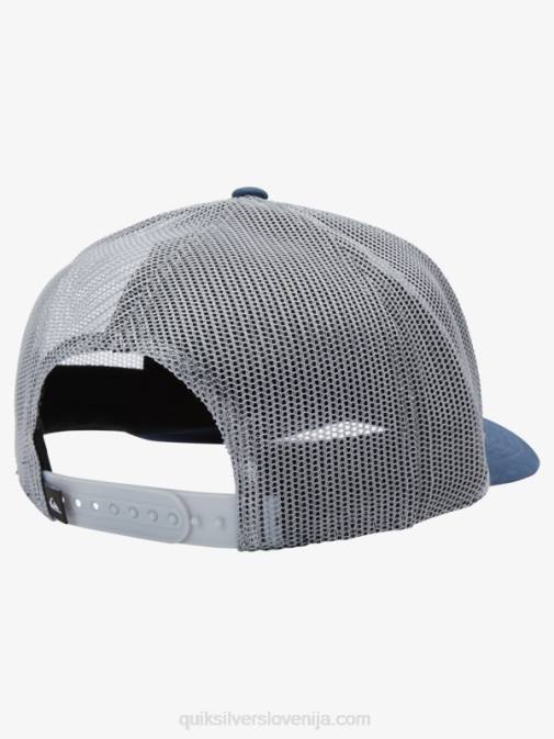 Quiksilver PJ4H490 moški temni skrilavec vsemogočen snapback klobuk