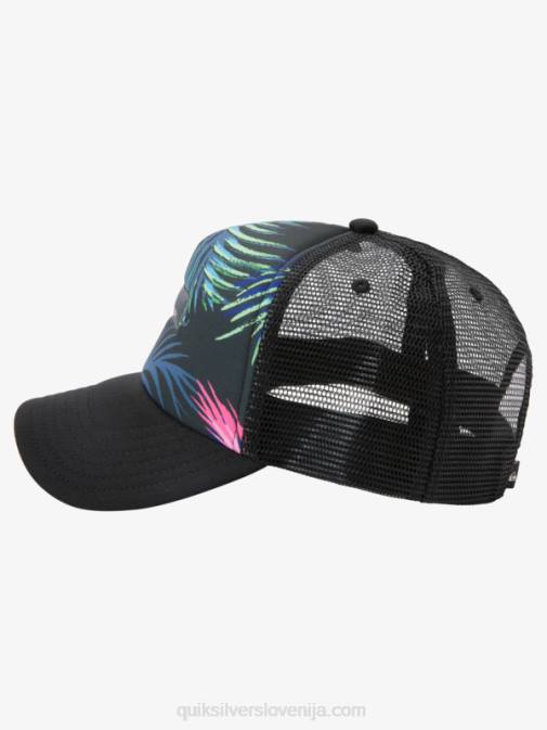 Quiksilver PJ4H562 moški Črna magpie coop tovornjakarska kapa