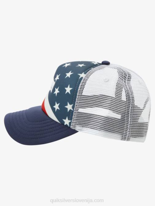 Quiksilver PJ4H563 moški polnočna mornarica magpie coop tovornjakarska kapa