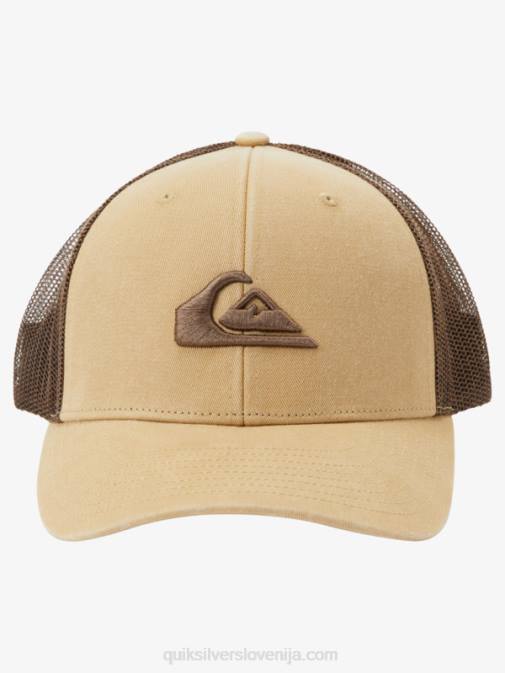 Quiksilver PJ4H600 moški taos taupe klobuk za tovornjakarja