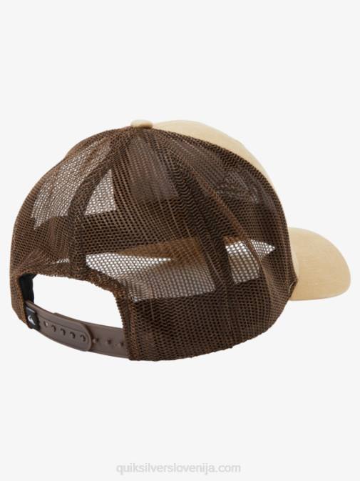 Quiksilver PJ4H600 moški taos taupe klobuk za tovornjakarja