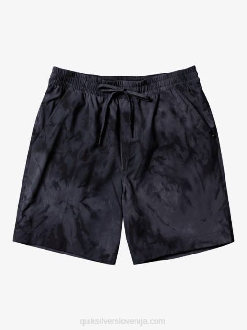 Quiksilver PJ4H101 moški Črna taxer print 18 amphibian boardshorts