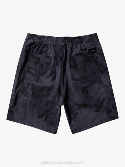 Quiksilver PJ4H101 moški Črna taxer print 18 amphibian boardshorts