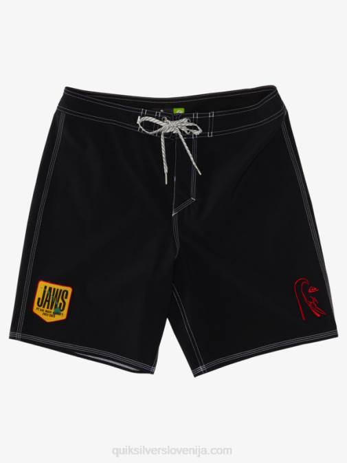 Quiksilver PJ4H1126 moški Črna surfsilk jaws 19 kratke hlače za desko