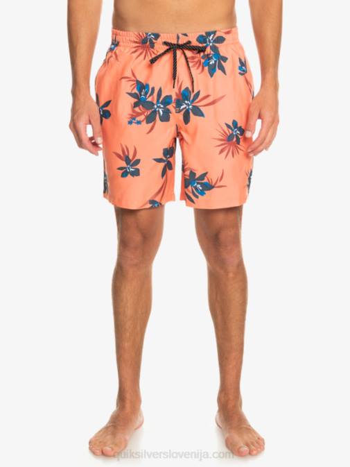 Quiksilver PJ4H1209 moški svež losos vsakdanji mix 17 volejev