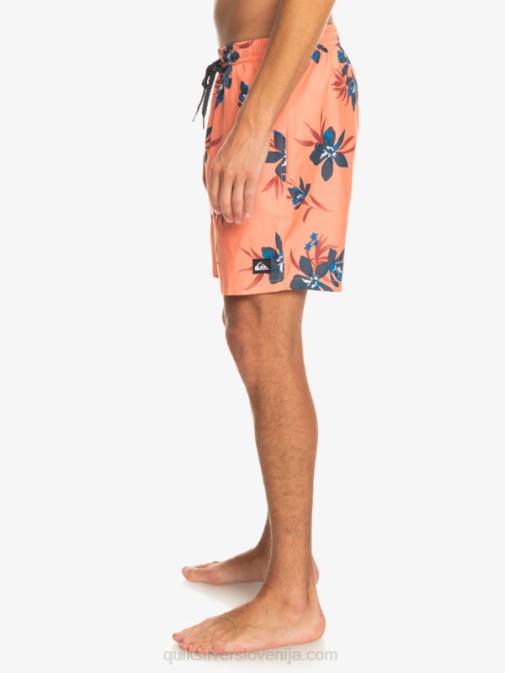 Quiksilver PJ4H1209 moški svež losos vsakdanji mix 17 volejev