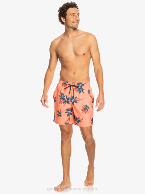 Quiksilver PJ4H1209 moški svež losos vsakdanji mix 17 volejev