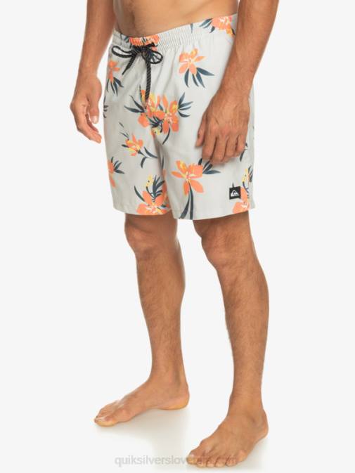 Quiksilver PJ4H1210 moški sivo vijolična vsakdanji mix 17 volejev
