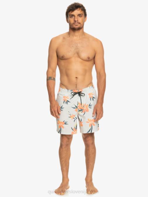 Quiksilver PJ4H1210 moški sivo vijolična vsakdanji mix 17 volejev