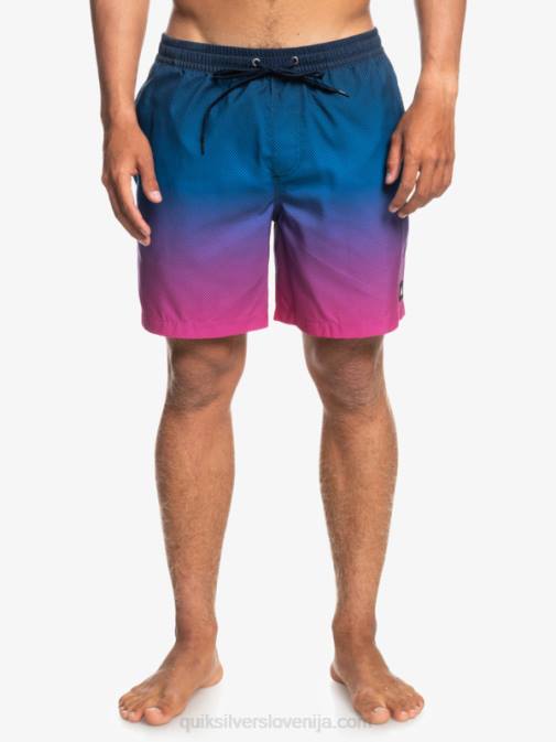 Quiksilver PJ4H1243 moški pop fade - mornarsko modri blazer vsakdanji pop fade 14 volleys