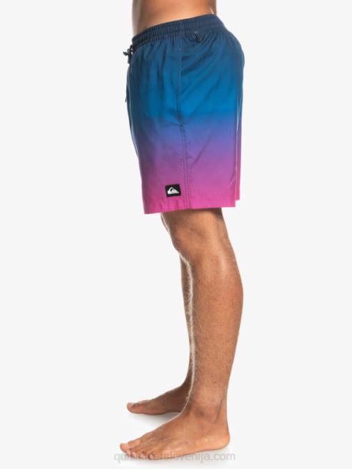 Quiksilver PJ4H1243 moški pop fade - mornarsko modri blazer vsakdanji pop fade 14 volleys
