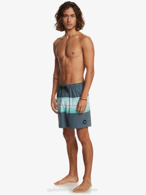 Quiksilver PJ4H1269 moški insignija modra smolnato barvilo kos 17 volleys