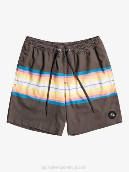 Quiksilver PJ4H1271 moški asfalt smolnato barvilo kos 17 volleys