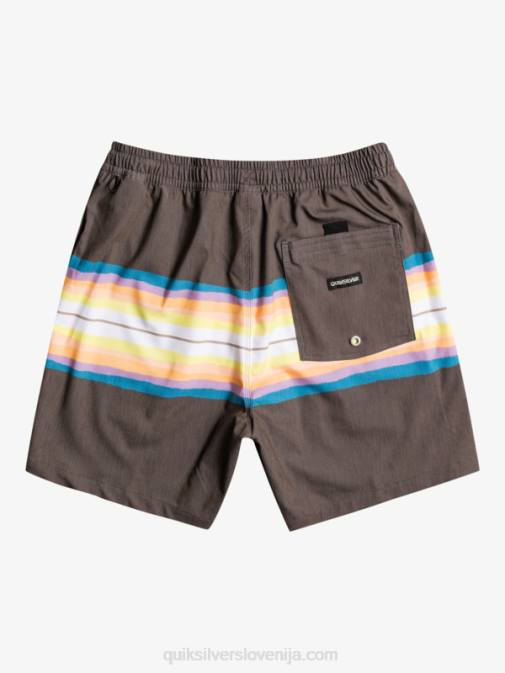 Quiksilver PJ4H1271 moški asfalt smolnato barvilo kos 17 volleys