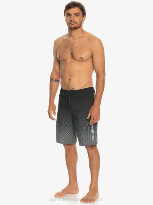 Quiksilver PJ4H1281 moški Črna vsakodnevne deskarske hlače warp fade 20