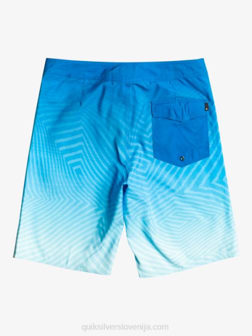 Quiksilver PJ4H1282 moški dihalka modra vsakodnevne deskarske hlače warp fade 20