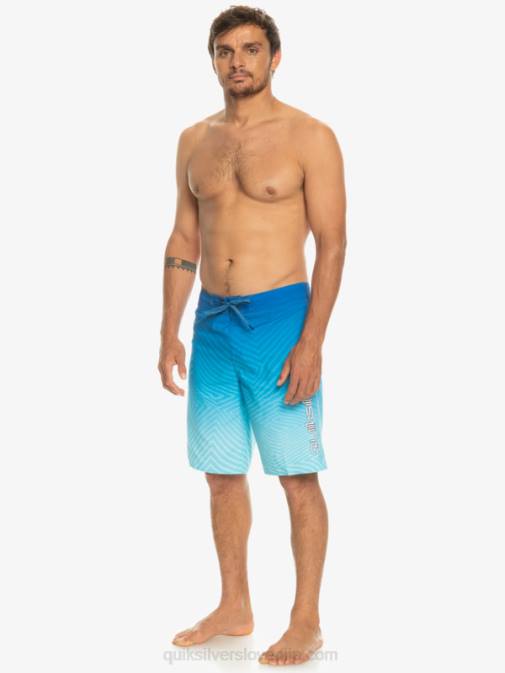Quiksilver PJ4H1282 moški dihalka modra vsakodnevne deskarske hlače warp fade 20